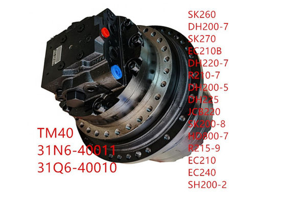 Delen van bouwmachines r210lc-7 r210-7 het Definitieve Graafwerktuig Travel Motor Assy van het Aandrijvingsapparaat GM40 TM40