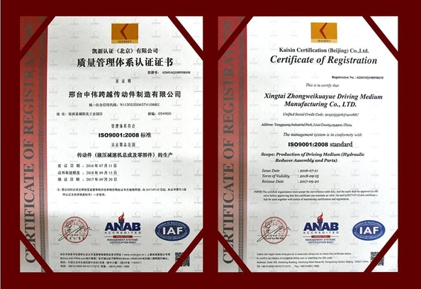 China GZ Yuexiang Engineering Machinery Co., Ltd. certificaten