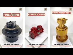 Belparts graafmachine onderdelen hydraulische hoofdpomp rijmotor reductie versnellingsbak