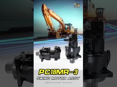 Hoe de zwenkmotor van de Komatsu PC18MR-3 graafmachine te vervangen