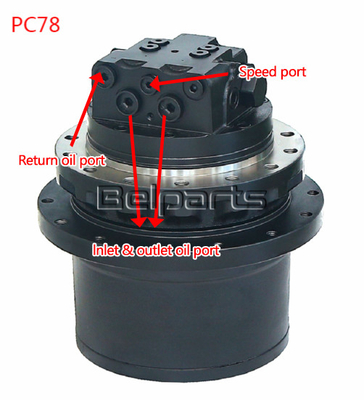 Belparts Travel Motor Assy TM09 GM09 Graafmachine Final Drive PC78US-6 PC78 21W-60-2213