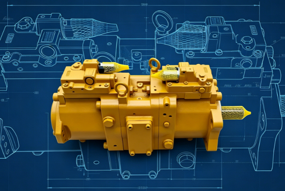 K7V180DTP1Y7R-1E05 336GC 345GC E336GC E345GC Hydraulische hoofdpomp 17T voorste spiebaan 13T achteras Amerikaanse standaard ForExcavator zuigerpomp